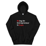 "BE DOPE" HOODIE - BLK, RED, WHITE