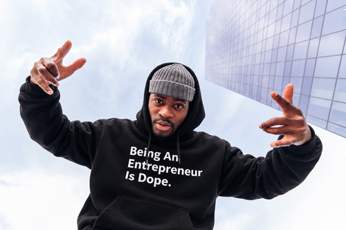 Signature Entrepreneurship is Dope Hoodie (Black)