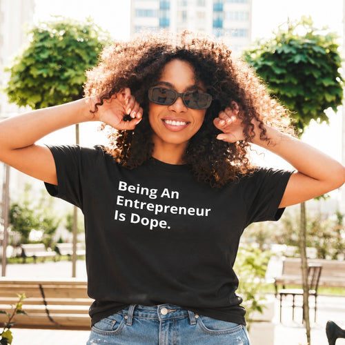 Entrepreneurship is Dope Signature Tee (Black)