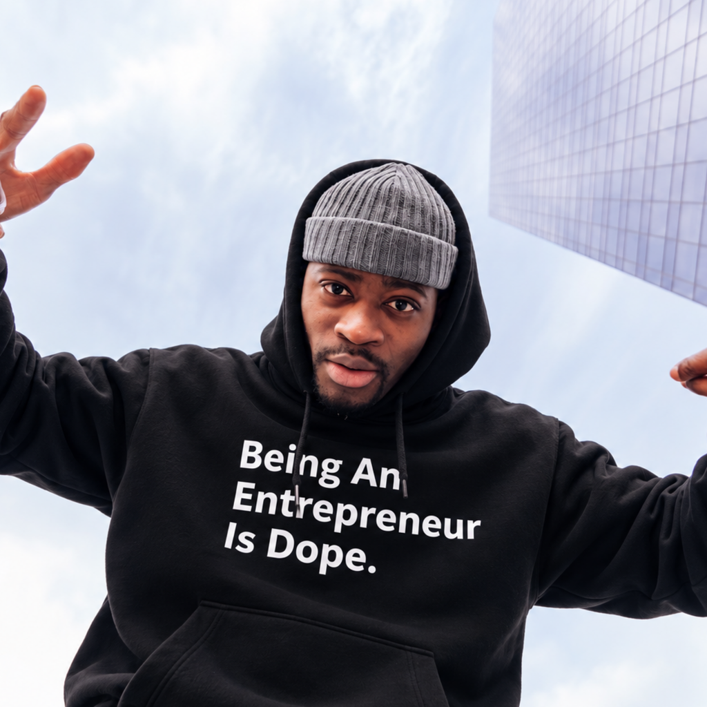 Signature Entrepreneurship is Dope Hoodie (Black)