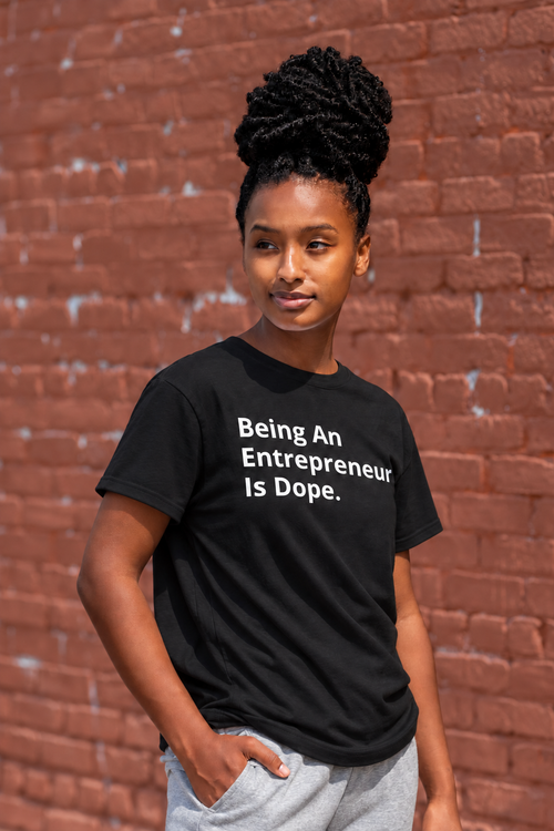 Signature Entrepreneurship is Dope Tee (Black)