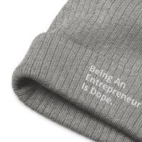 DOPE Beanie Gray/White