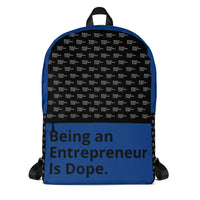 Entrepreneurship is Dope Backpack Roy/Blk