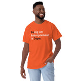 "BE DOPE" TEE - ORANGE, BLACK, WHITE
