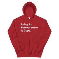 Classic Red Entrepreneurship is Dope Hoodie
