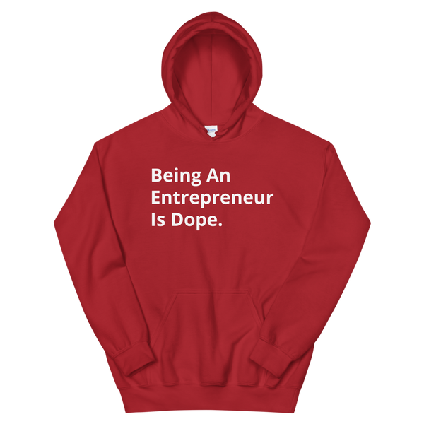 Classic Red Entrepreneurship is Dope Hoodie